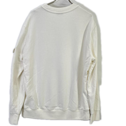 Moncler White Felpa Logo Sweatshirt Shirt XL — view 2