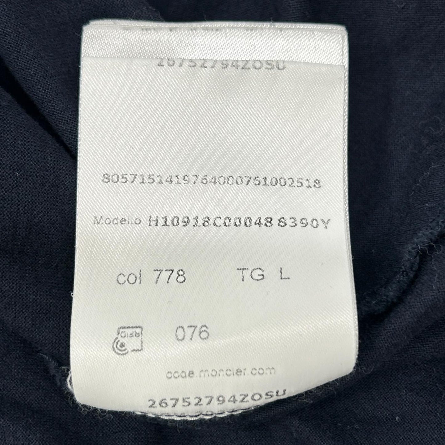 Moncler Navy S T-Shirt — view 6