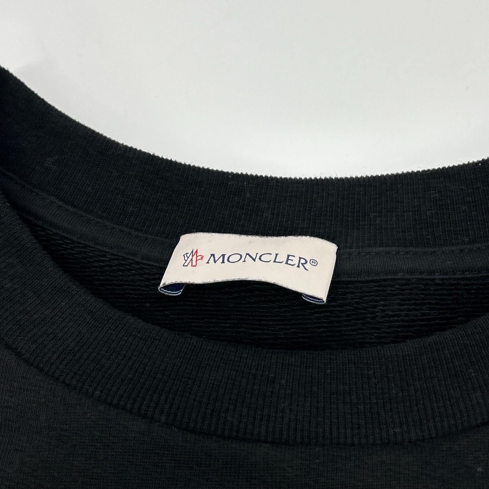 Moncler Black Felpa Sweatshirt Shirt XL — view 3
