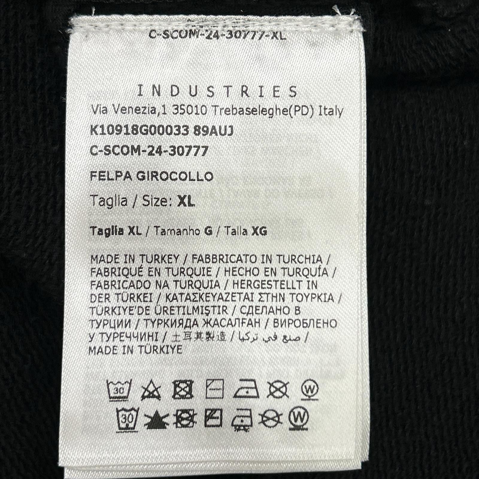 Moncler Black Felpa Sweatshirt Shirt XL — view 4