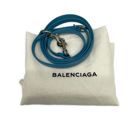 Balenciaga Tote Mini Paper Light Blue Leather — view 8