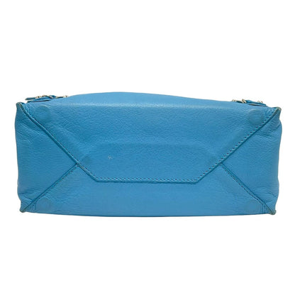 Balenciaga Tote Mini Paper Light Blue Leather — view 5