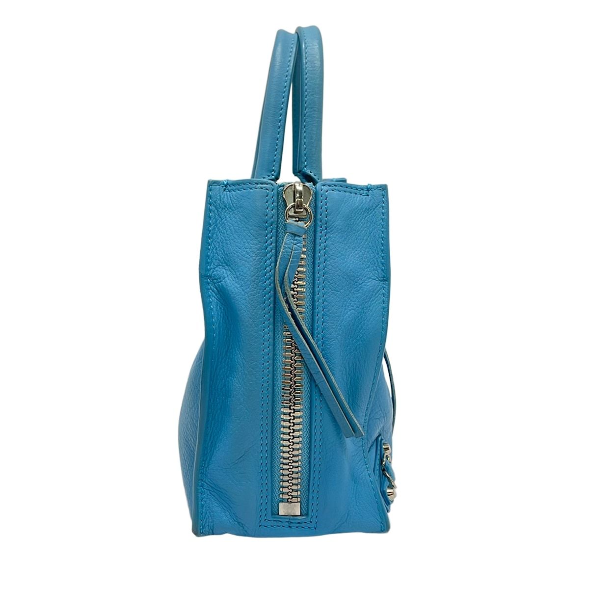 Balenciaga Tote Mini Paper Light Blue Leather — view 4