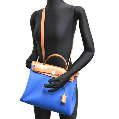 Hermes Handbag Blue — view 9