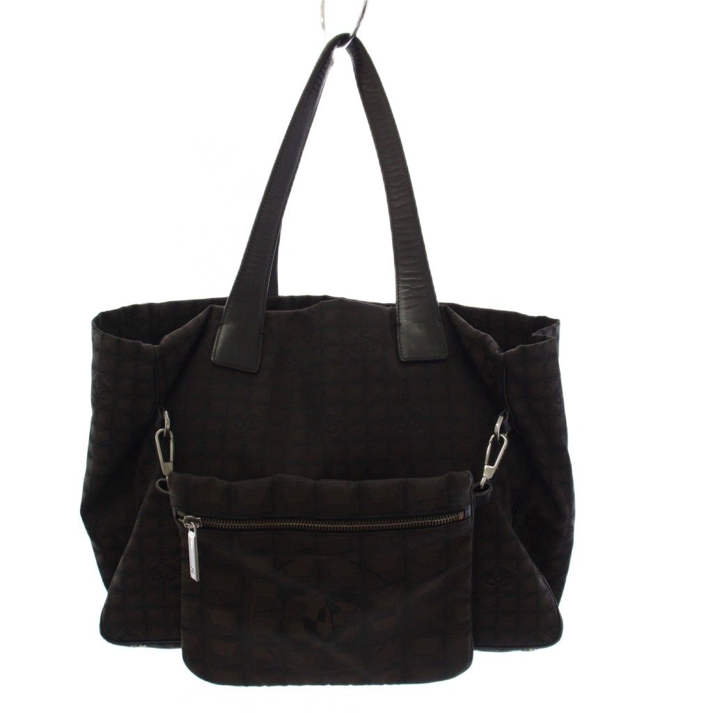 Chanel New Travel Line Tote Brown KH