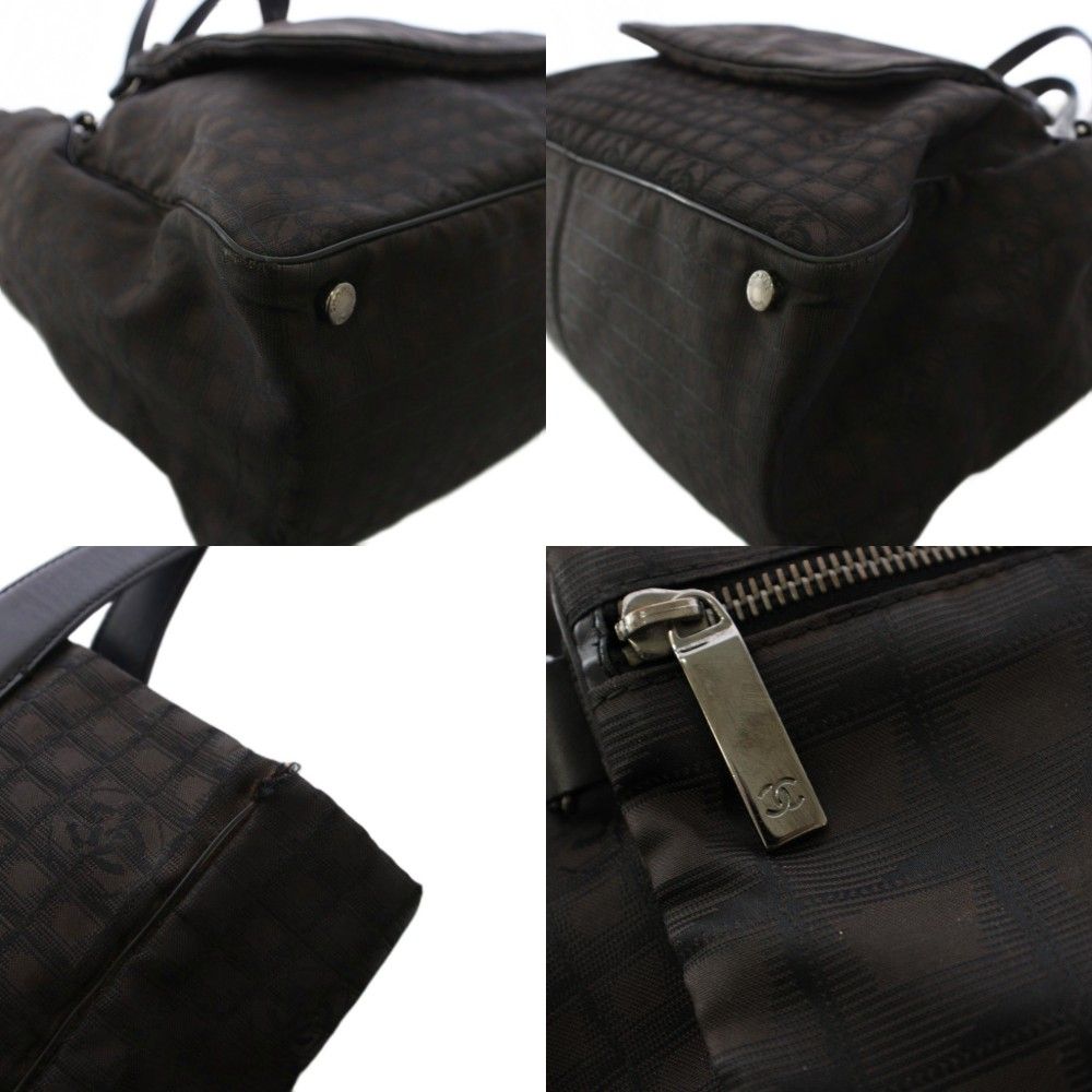 Chanel New Travel Line Tote Brown KH — view 9