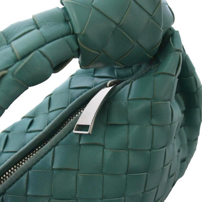 Bottega Veneta Teen Jodie Intrecciato Handbag Leather Blue KH — view 6