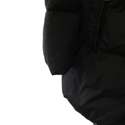 Prada Re-Nylon Down Coat Hoodie Triangle Logo 42 Black — view 6