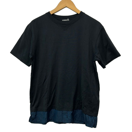 Dior Short Sleeve Top S Dark Navy Crew Neck Oblique
