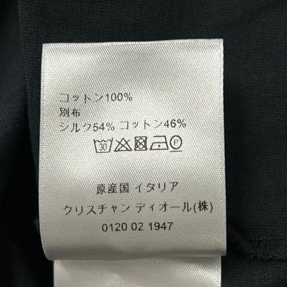 Dior Short Sleeve Top S Dark Navy Crew Neck Oblique — view 4