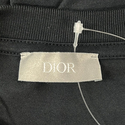 Dior Short Sleeve Top S Dark Navy Crew Neck Oblique — view 3