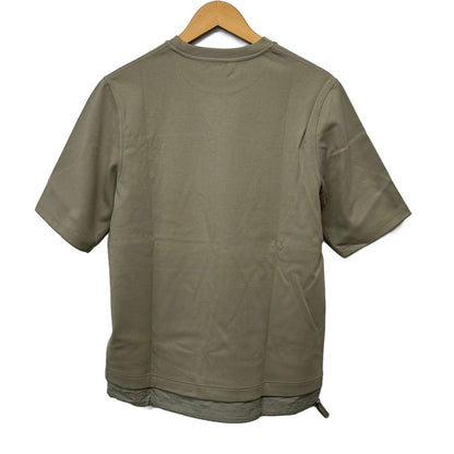 Hermes Short Sleeve Top XS Gray Beige Crew — view 2