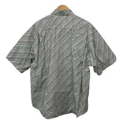 Balenciaga Short Sleeve Shirt 37 White Black Wardrobe Logo — view 2