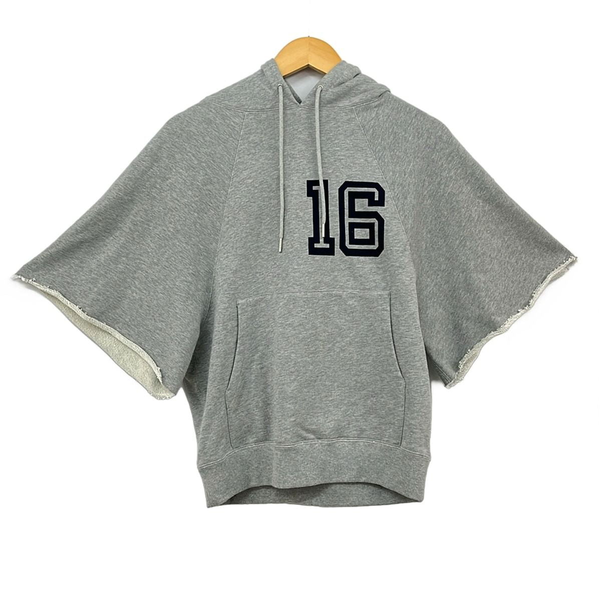 Celine Hoodie XS Gray Dark Navy Short Sleeve