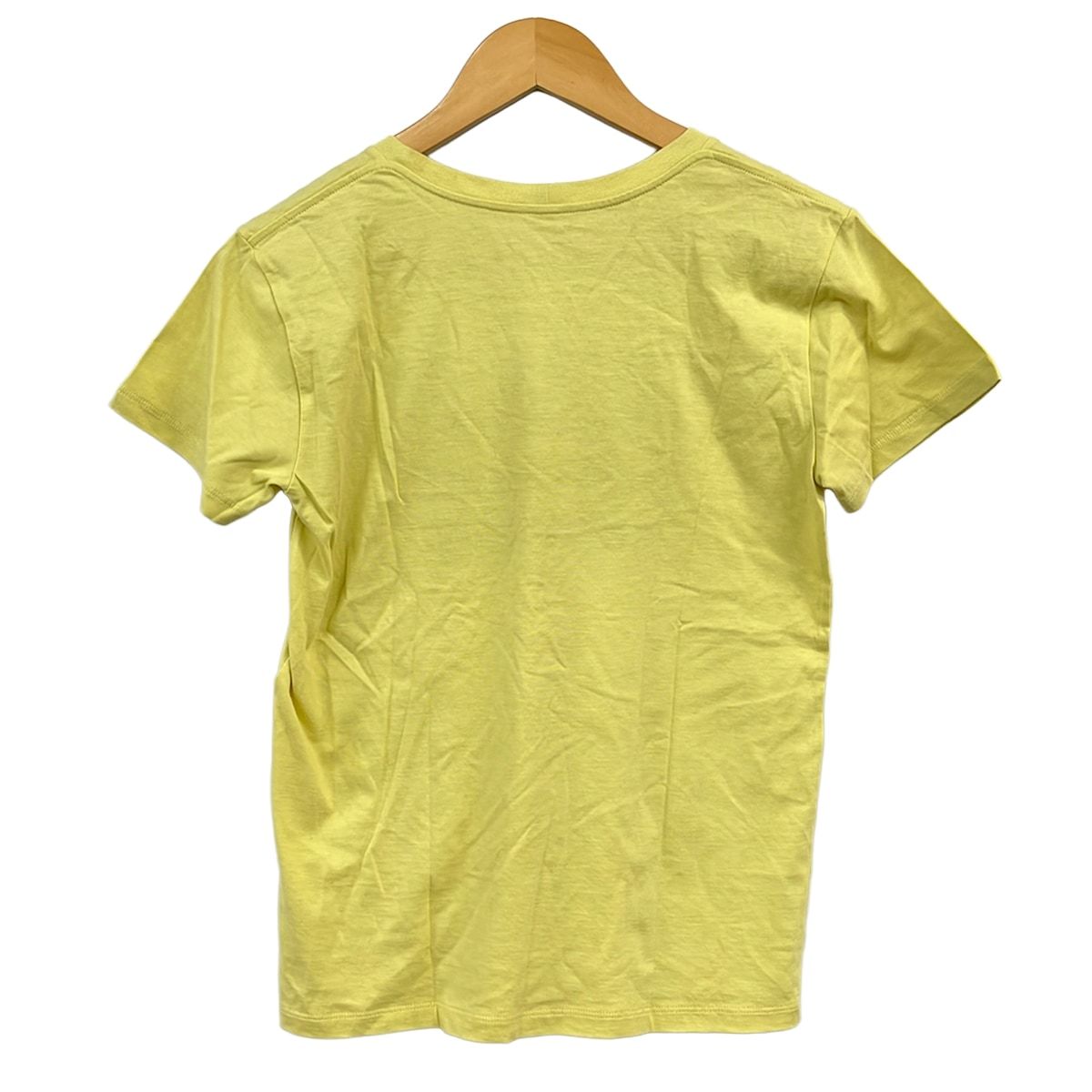 Celine Short Sleeve T-Shirt XS Yellow Black Crew — view 2