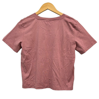 Celine Short Sleeve T-Shirt XS Pink Ivory Crew — view 2