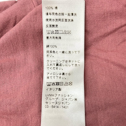 Celine Short Sleeve T-Shirt XS Pink Ivory Crew — view 5
