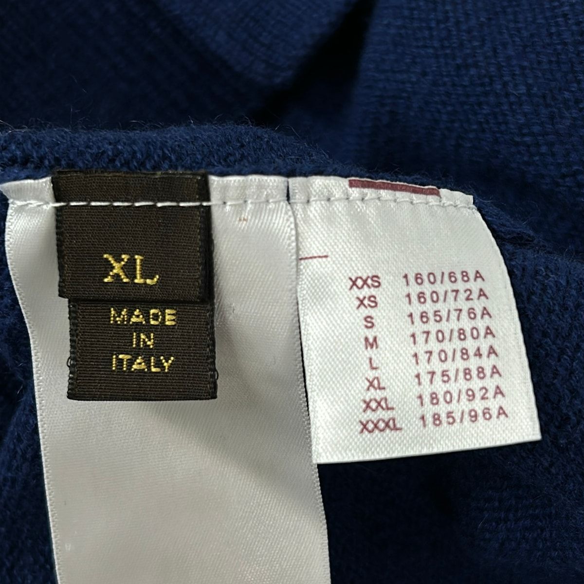 Louis Vuitton Cardigan XL Navy Long Sleeve — view 5