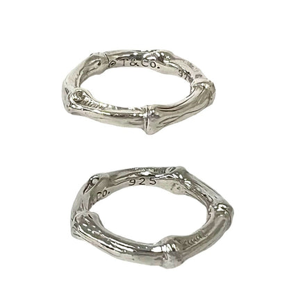 Tiffany & Co Vintage Bamboo Ring 925 Sterling Silver — view 2