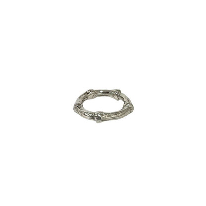 Tiffany & Co Vintage Bamboo Ring 925 Sterling Silver — view 4