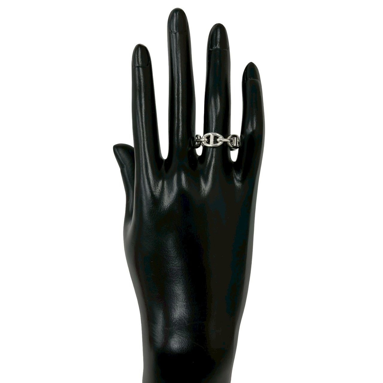 Hermes Enchainee Ring 925 Sterling Silver — view 2