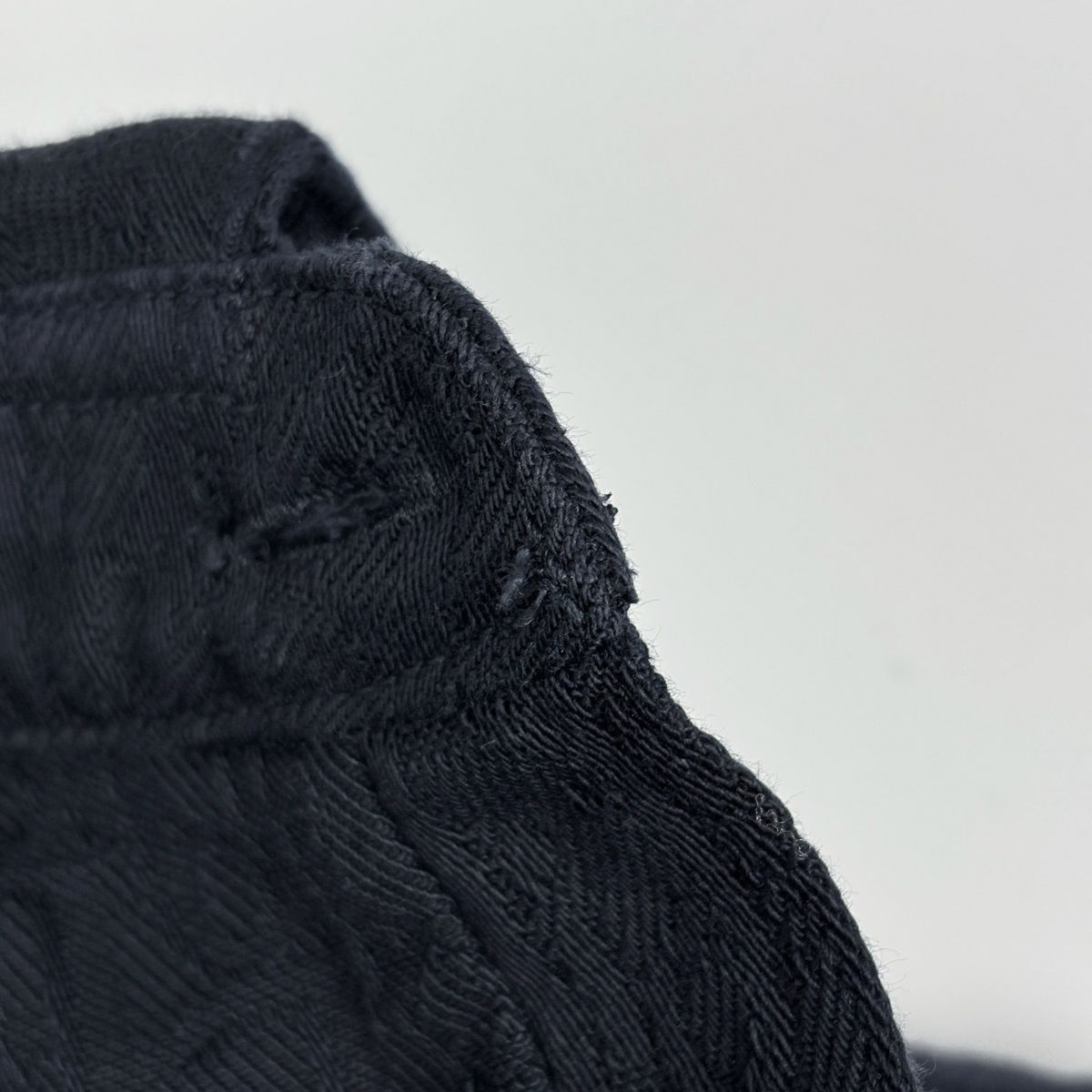 Dior Oblique Jacquard Long Sleeve Shirt Top Cotton Navy — view 6