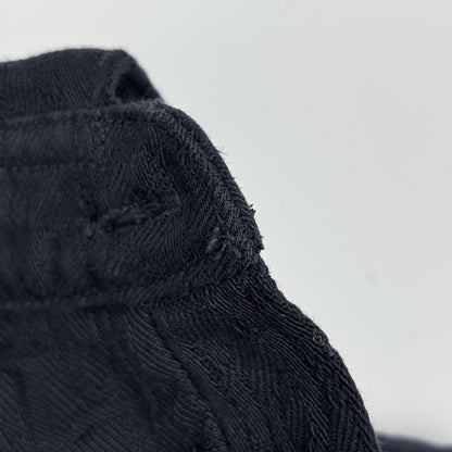 Dior Oblique Jacquard Long Sleeve Shirt Top Cotton Navy — view 6