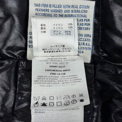 Moncler Ghany Down Vest Black — view 6