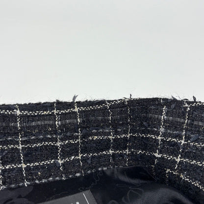 Chanel Tweed Jacket 08c Scissors Motif Button Black — view 6