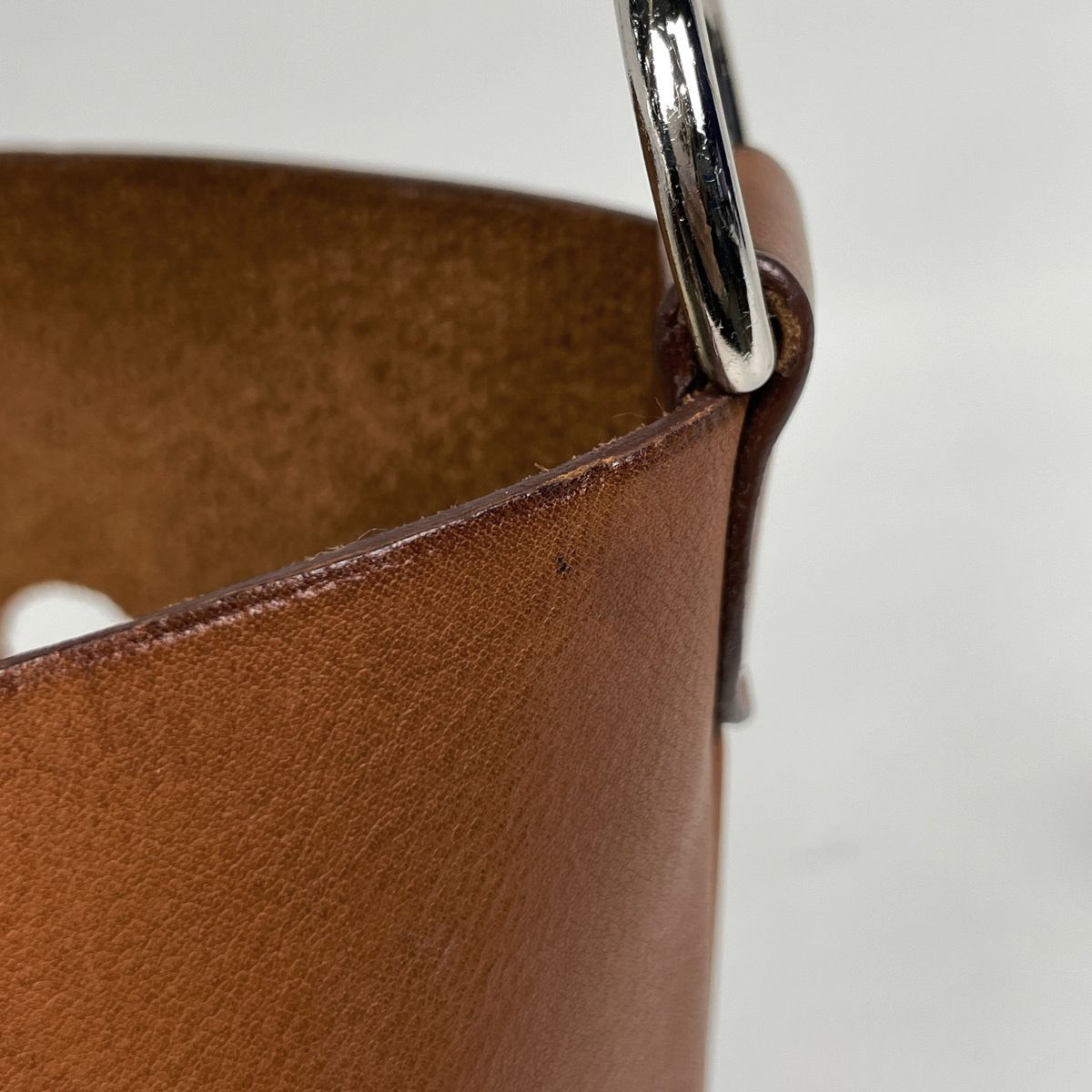 Hermes PM Shoulder Bag Barenia Brown — view 6