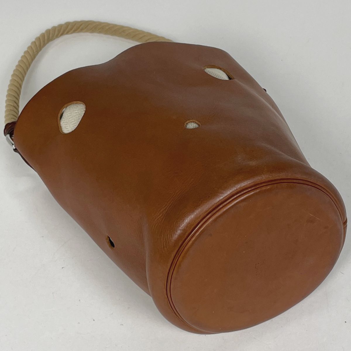 Hermes PM Shoulder Bag Barenia Brown — view 2