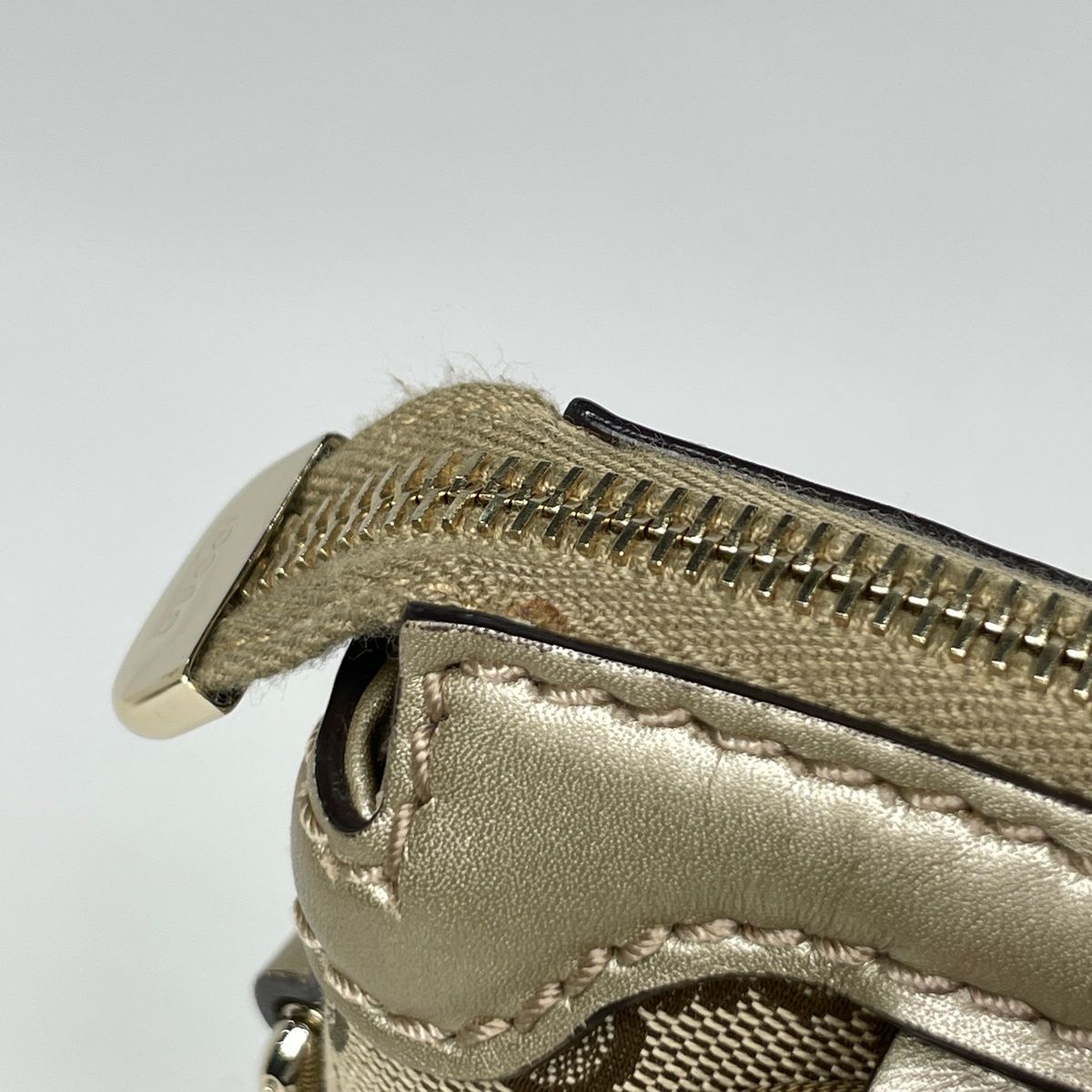 Gucci GG Pattern Ski Handbag 2-Way Canvas Brown — view 4
