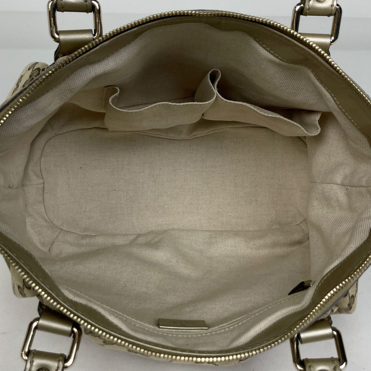 Gucci GG Pattern Ski Handbag 2-Way Canvas Brown — view 8
