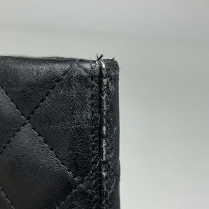 Chanel Cambon Line Large Tote CC Logo Shoulder Bag Leather Black — view 7