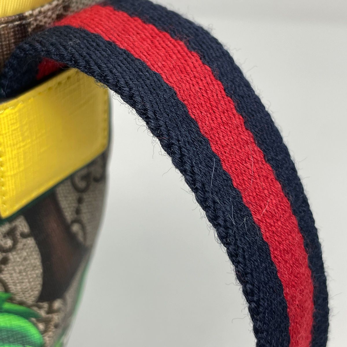 Gucci Children's Backpack GG Pattern Cactus Beige Green Yellow — view 4