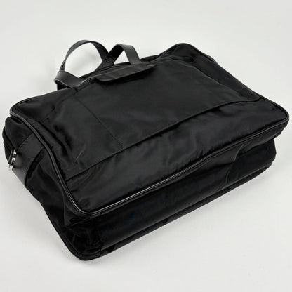 Prada Business 2-Way Briefcase Nylon Nero — view 2