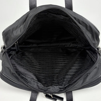 Prada Business 2-Way Briefcase Nylon Nero — view 6