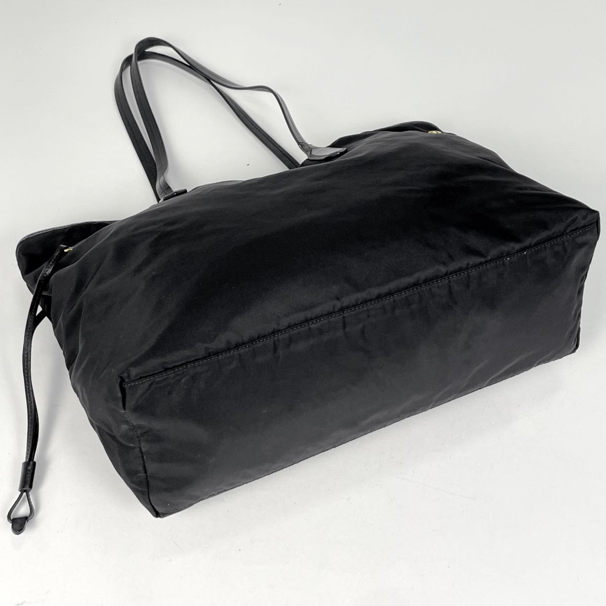 Prada Logo Tote Nylon Nero — view 2