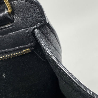 Saint Laurent Cabas Handbag Small 2-Way Leather Black — view 7