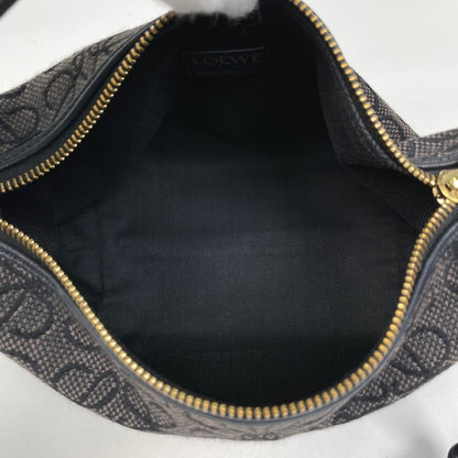 Loewe Cubby Small Handbag Anagram Canvas Black — view 7