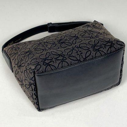 Loewe Cubby Small Handbag Anagram Canvas Black — view 2