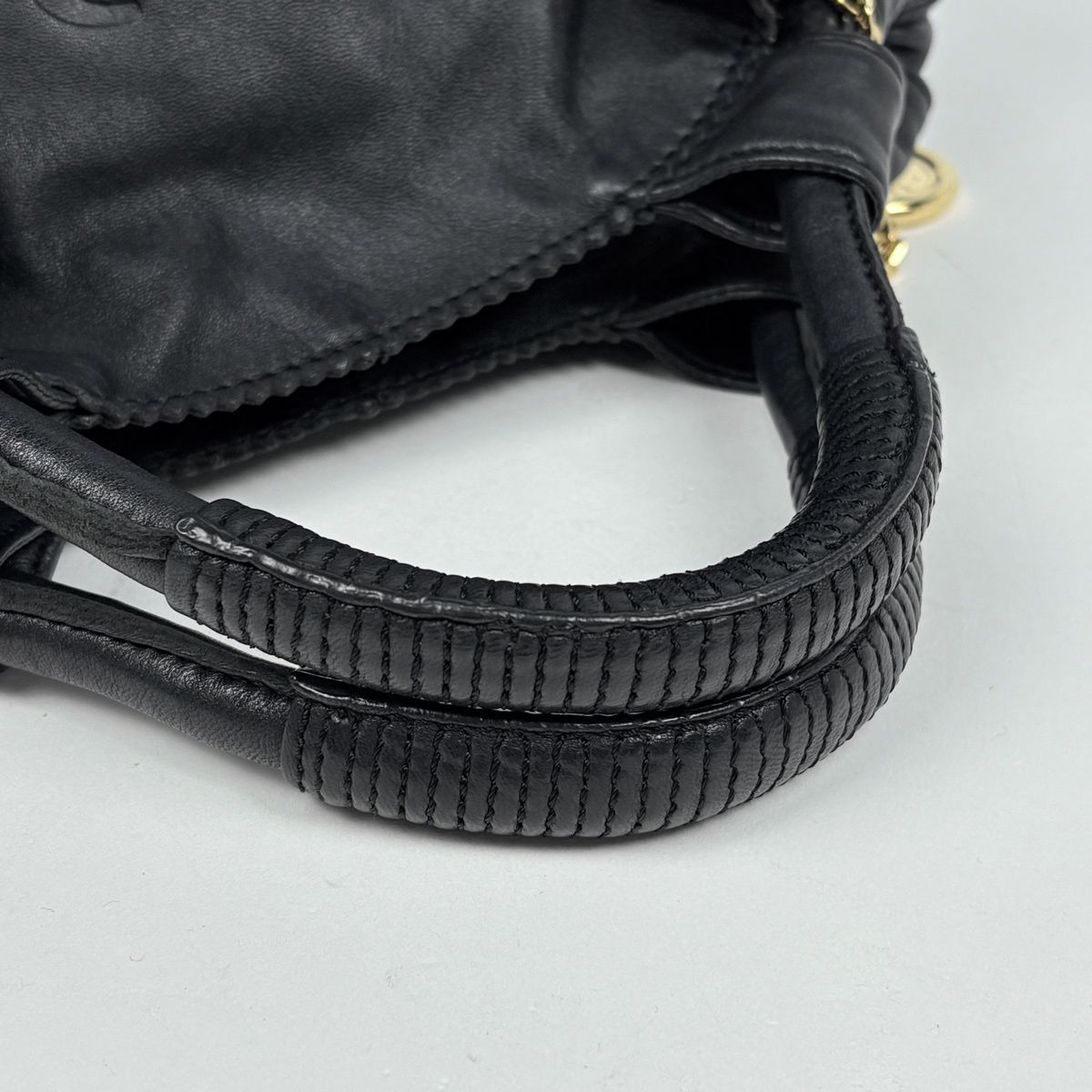 Loewe Nappa Aire Anagram Handbag Leather Black — view 5
