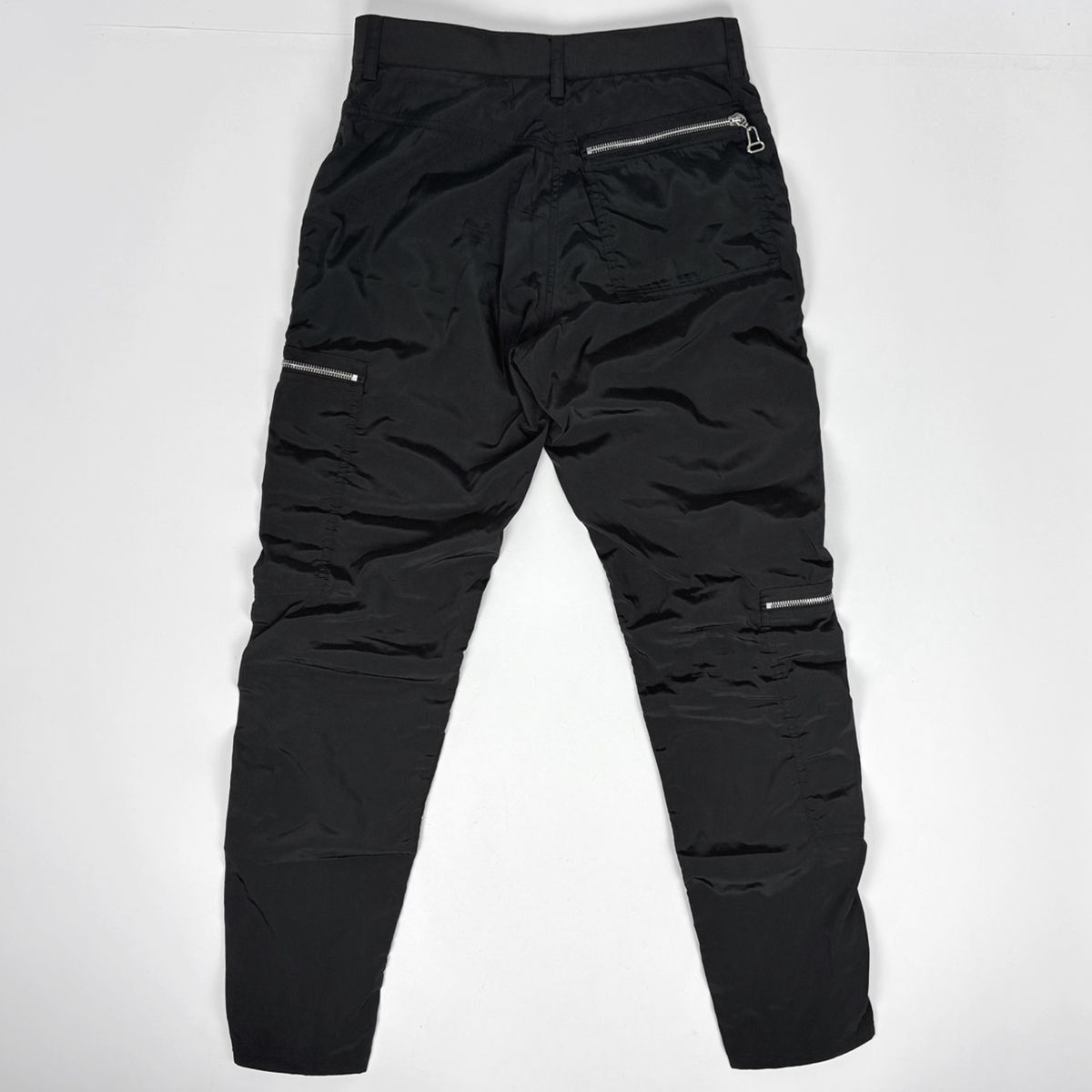 Louis Vuitton Monogram Pattern Track Pants Polyester Nylon Black Brown — view 2