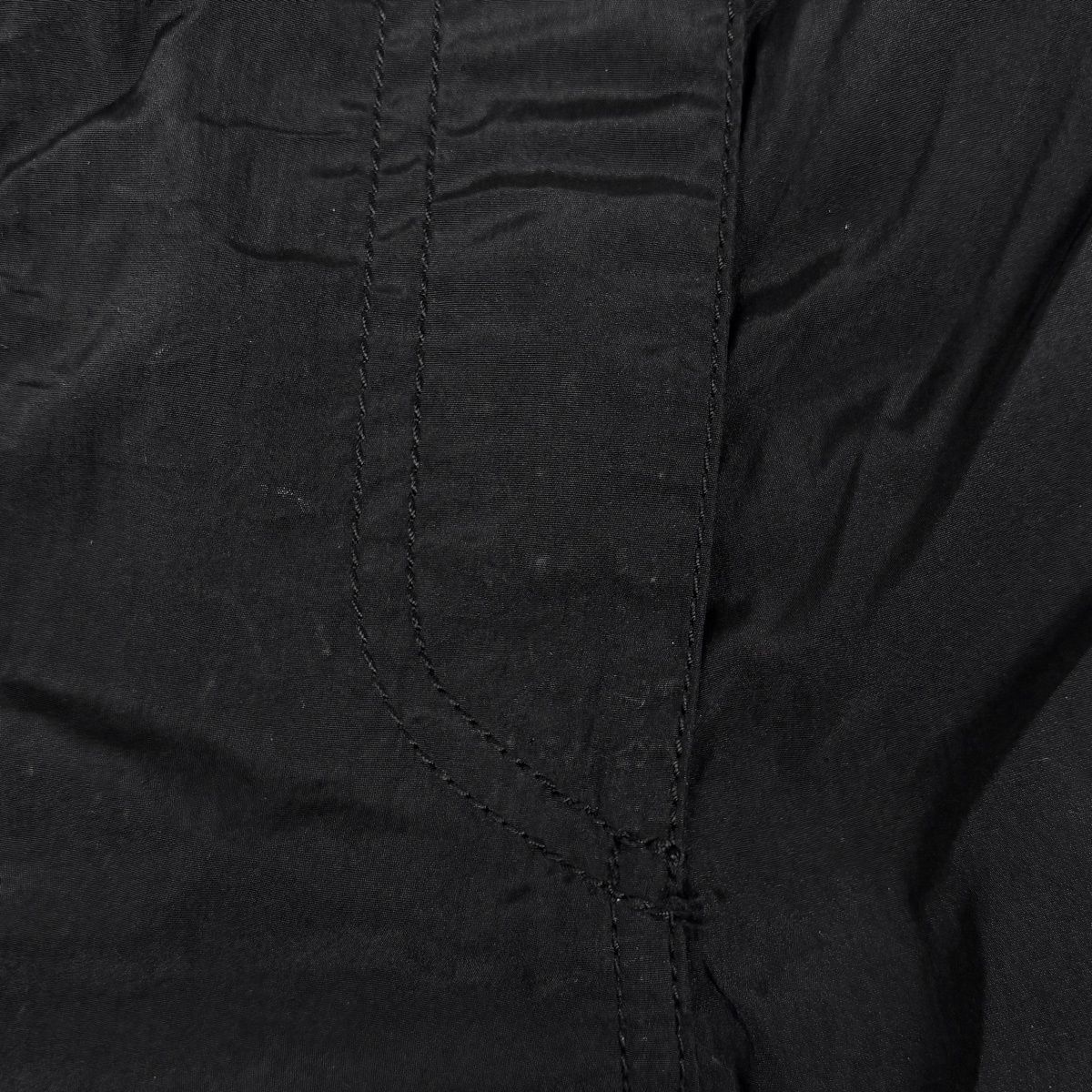 Louis Vuitton Monogram Pattern Track Pants Polyester Nylon Black Brown — view 4