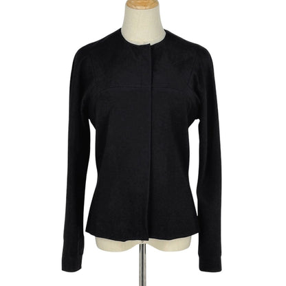 Loewe Color Zip Up Jacket Rayon Nylon Polyurethane Black