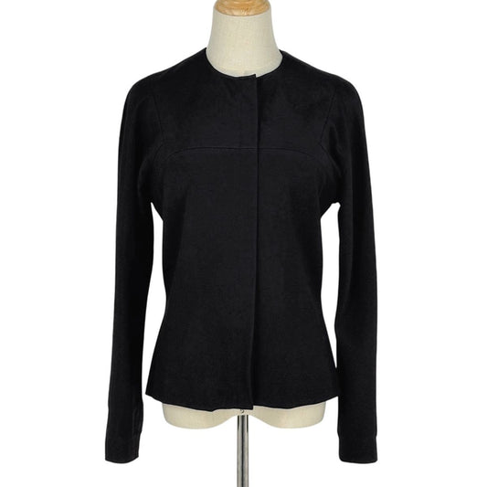 Loewe Color Zip Up Jacket Rayon Nylon Polyurethane Black