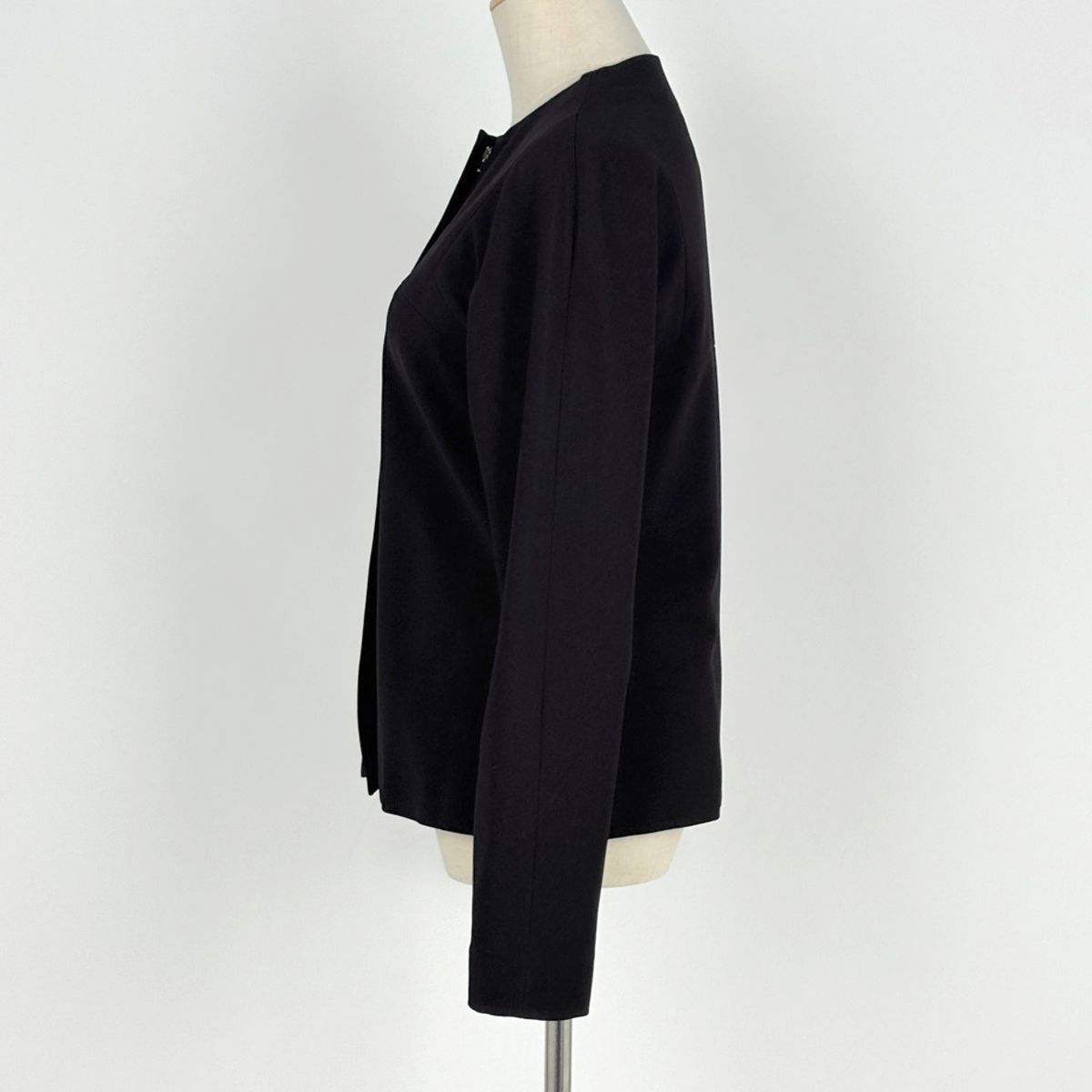 Loewe Color Zip Up Jacket Rayon Nylon Polyurethane Black — view 2