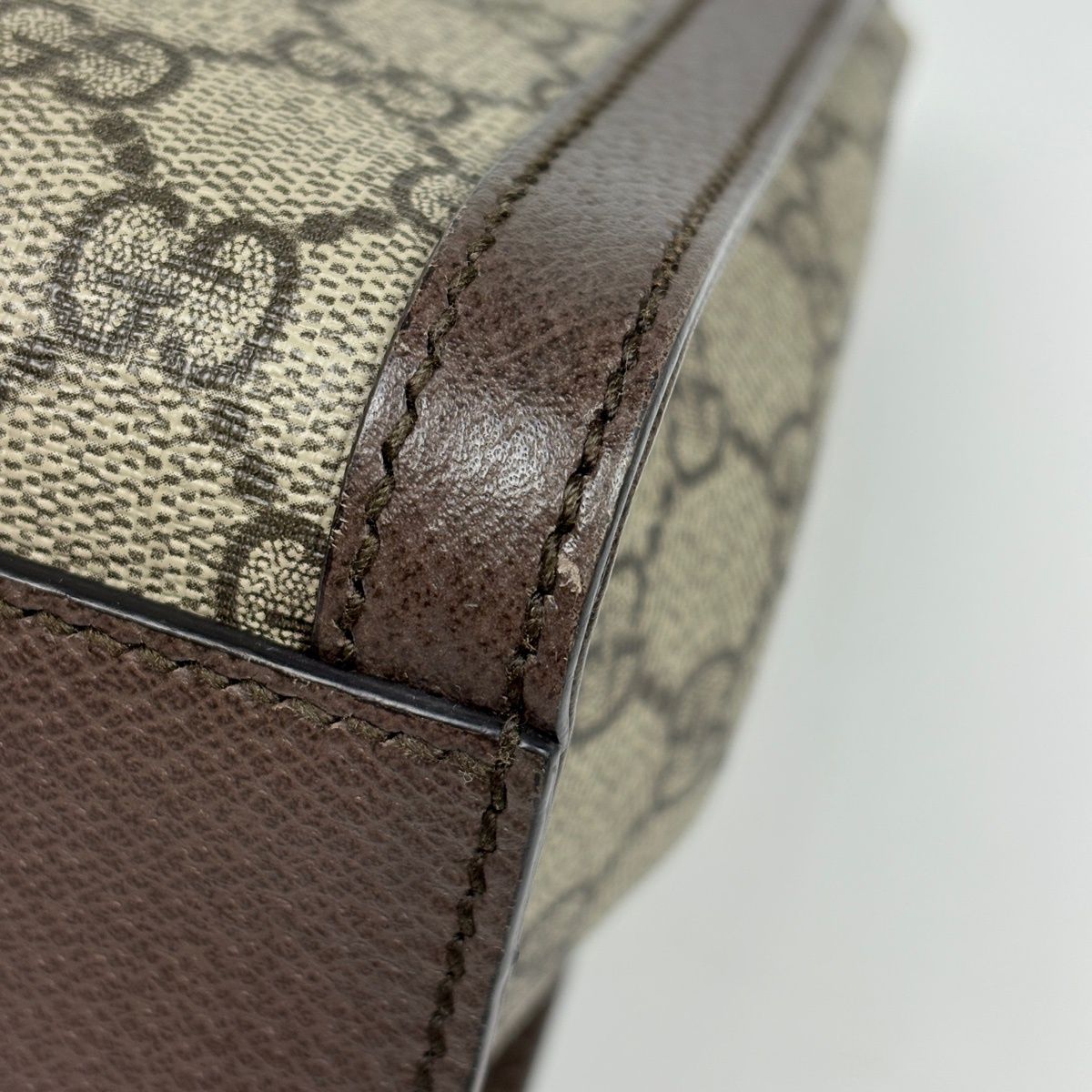 Gucci Ophidia Small Tote GG Double Web 2-Way Supreme Beige Brown — view 3