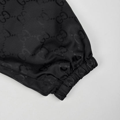 Gucci GG Pattern Zip Up Jacket Nylon Black — view 5