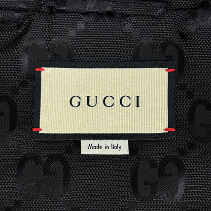 Gucci GG Pattern Zip Up Jacket Nylon Black — view 6